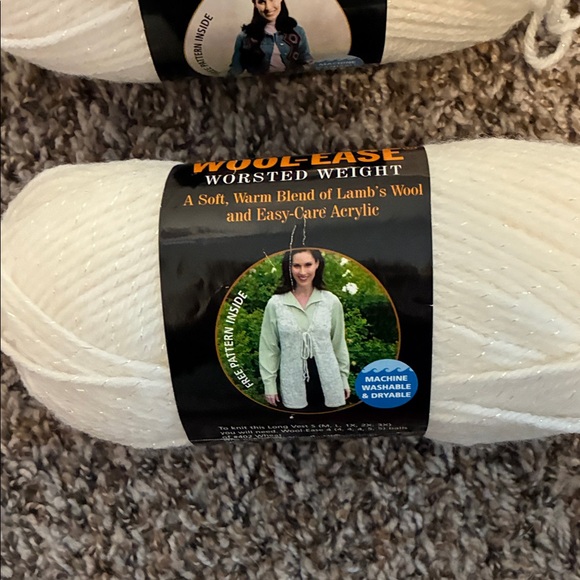 White & Silver Yarn Bundle - Picture 3 of 16